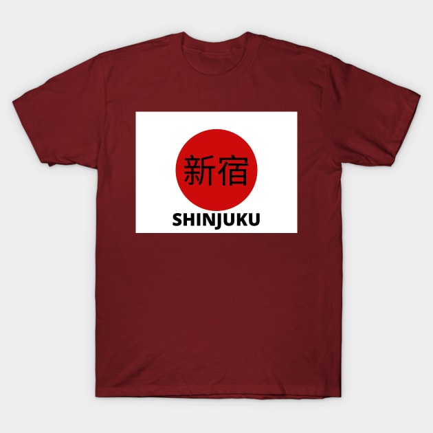 Shinjuku in Kanji T-Shirt by aybe7elf